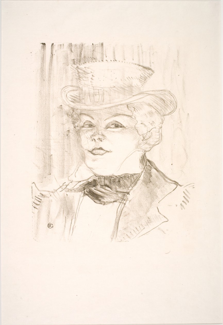 Madame Rejane af Henri de Toulouse Lautrec