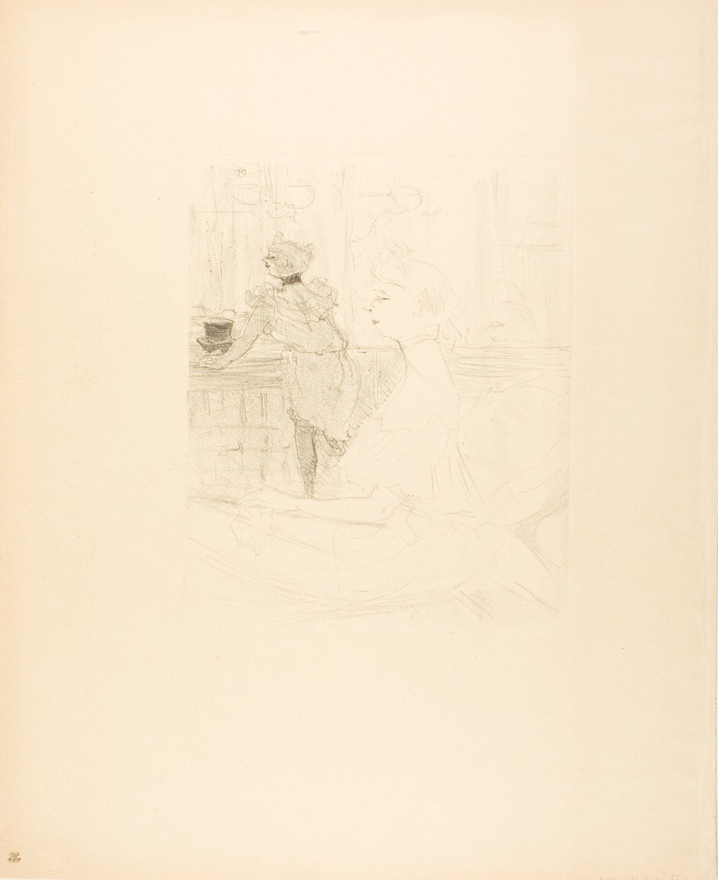 Frøken Leconte af Henri de Toulouse Lautrec