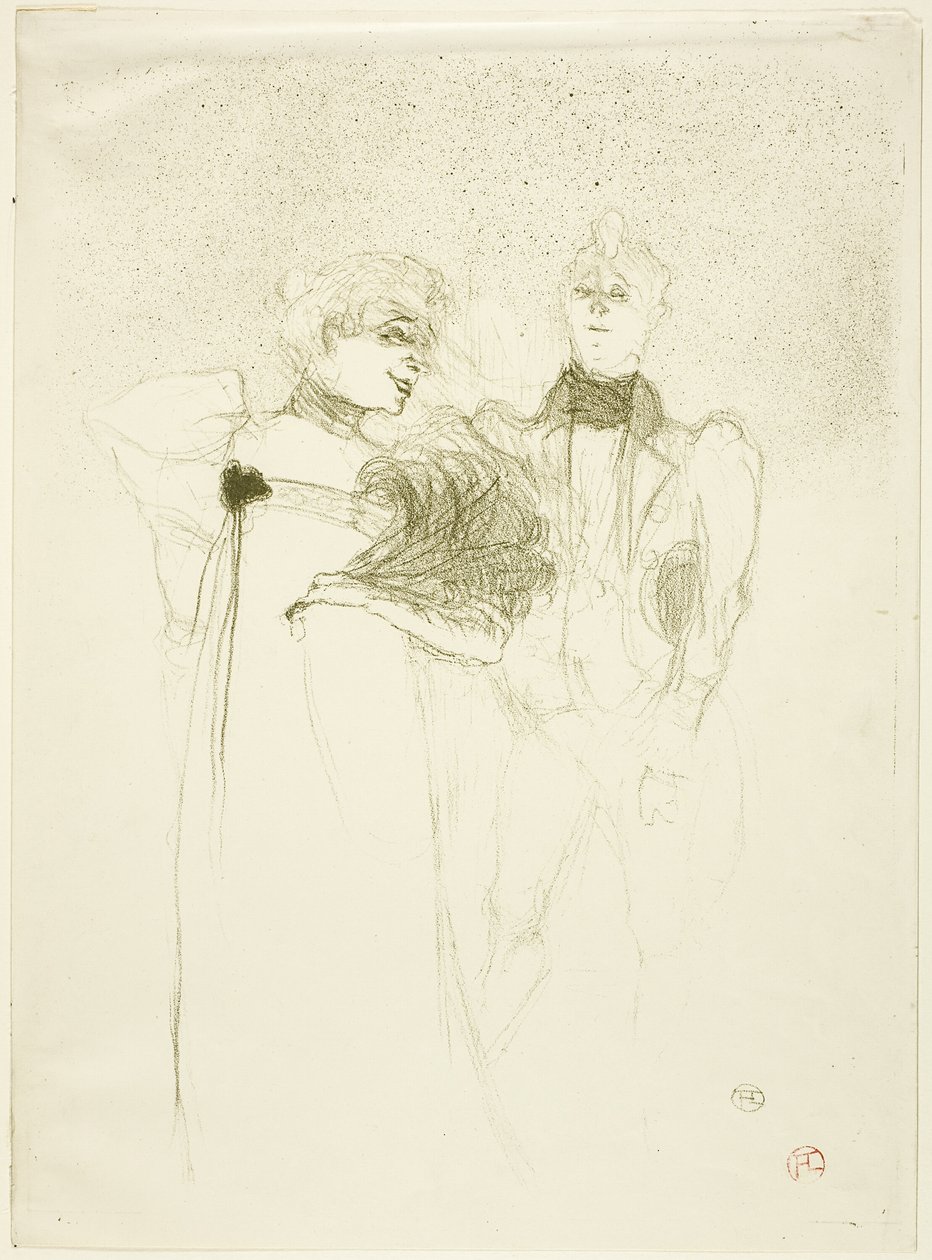 Mademoiselle Lender, i Madam Satan af Henri de Toulouse Lautrec