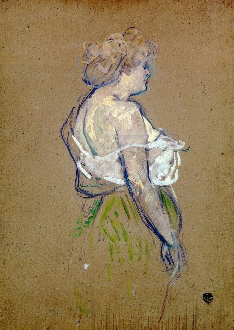 Frøken Lucie Bellanger af Henri de Toulouse Lautrec