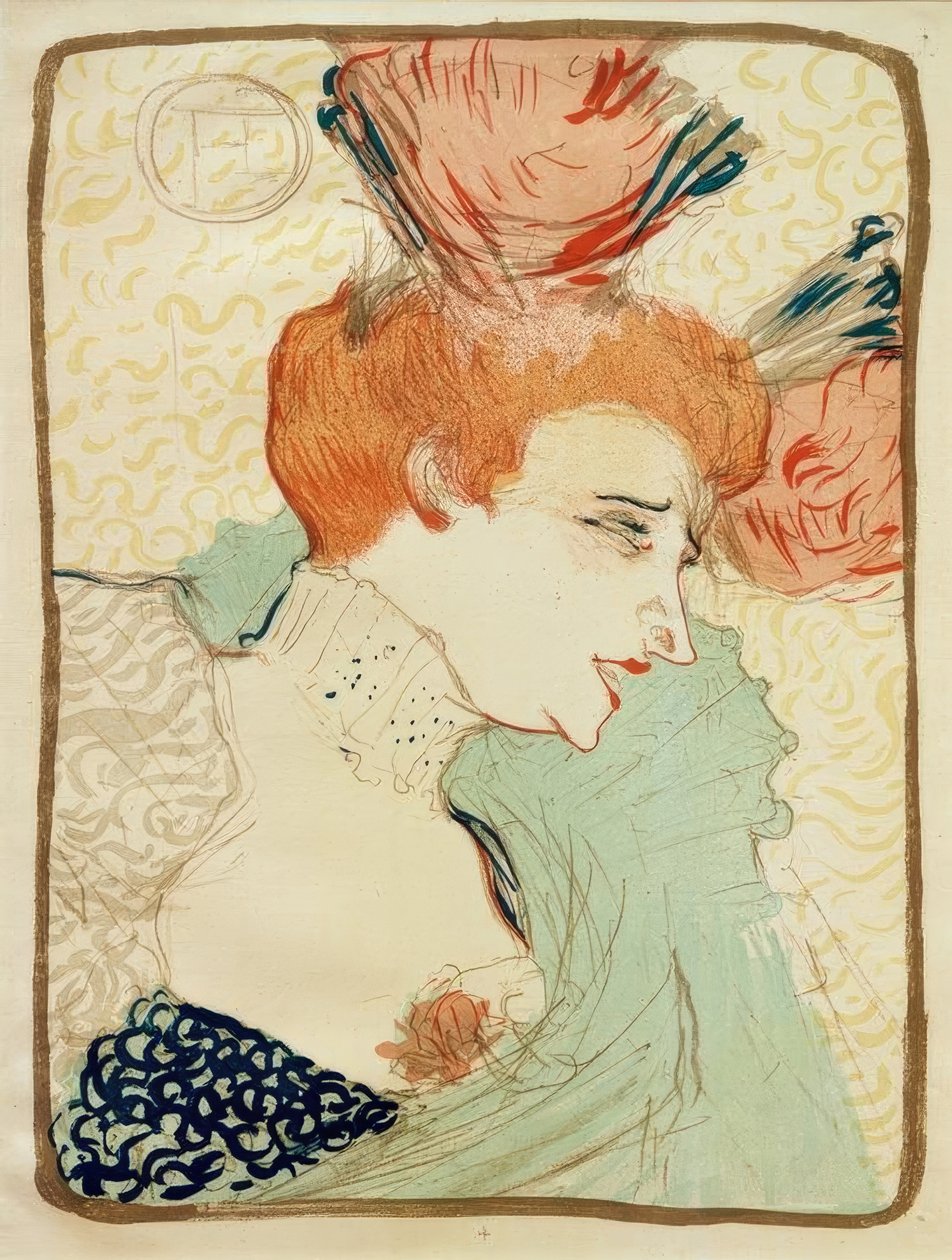 Miss Marcelle Lender, buste af Henri de Toulouse Lautrec