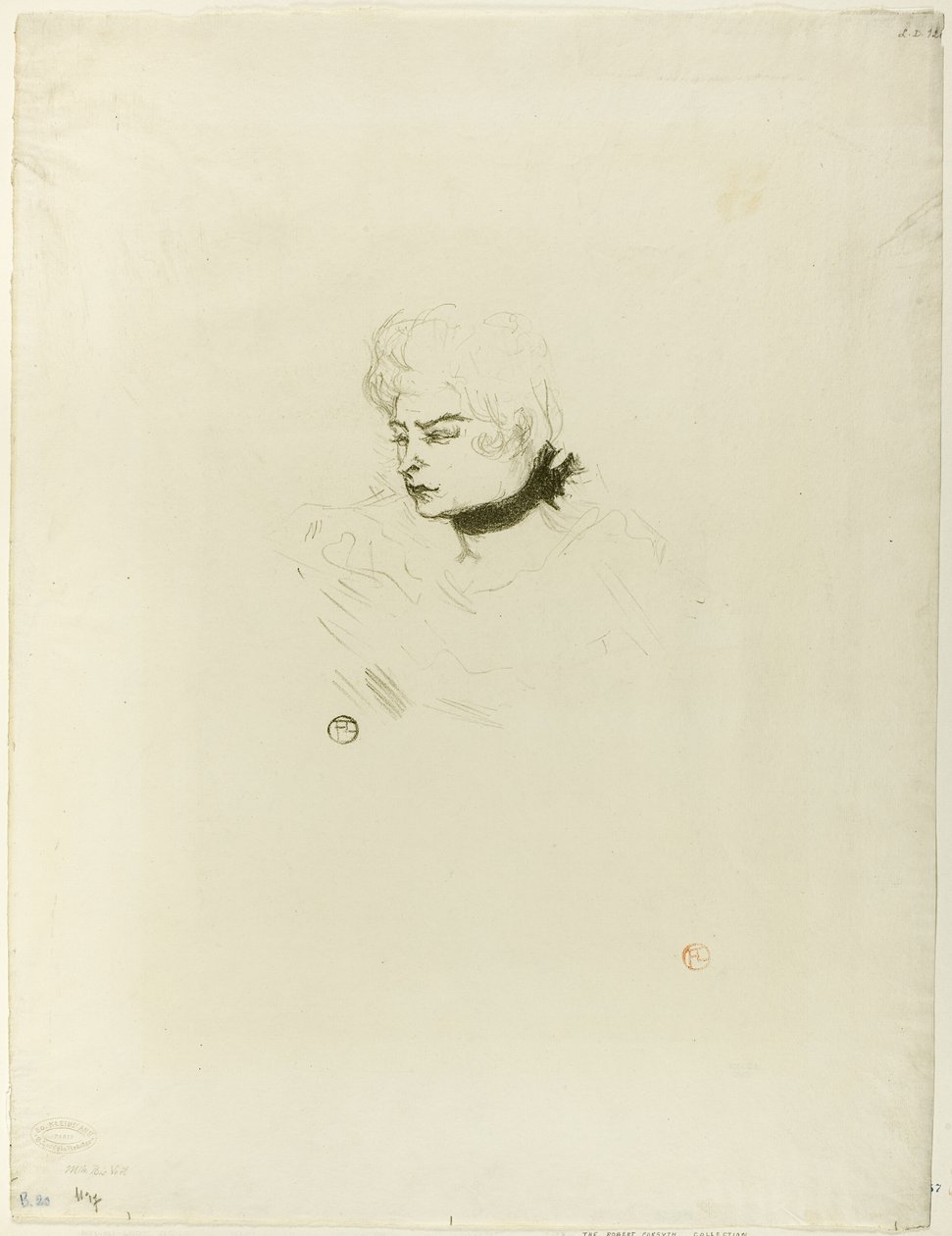 Mademoiselle Pois Vert af Henri de Toulouse Lautrec