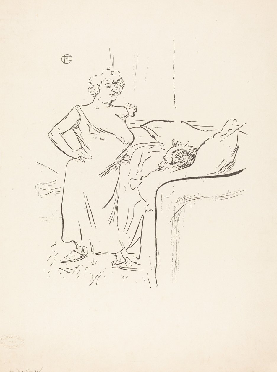 Mand og kvinde. af Henri de Toulouse Lautrec