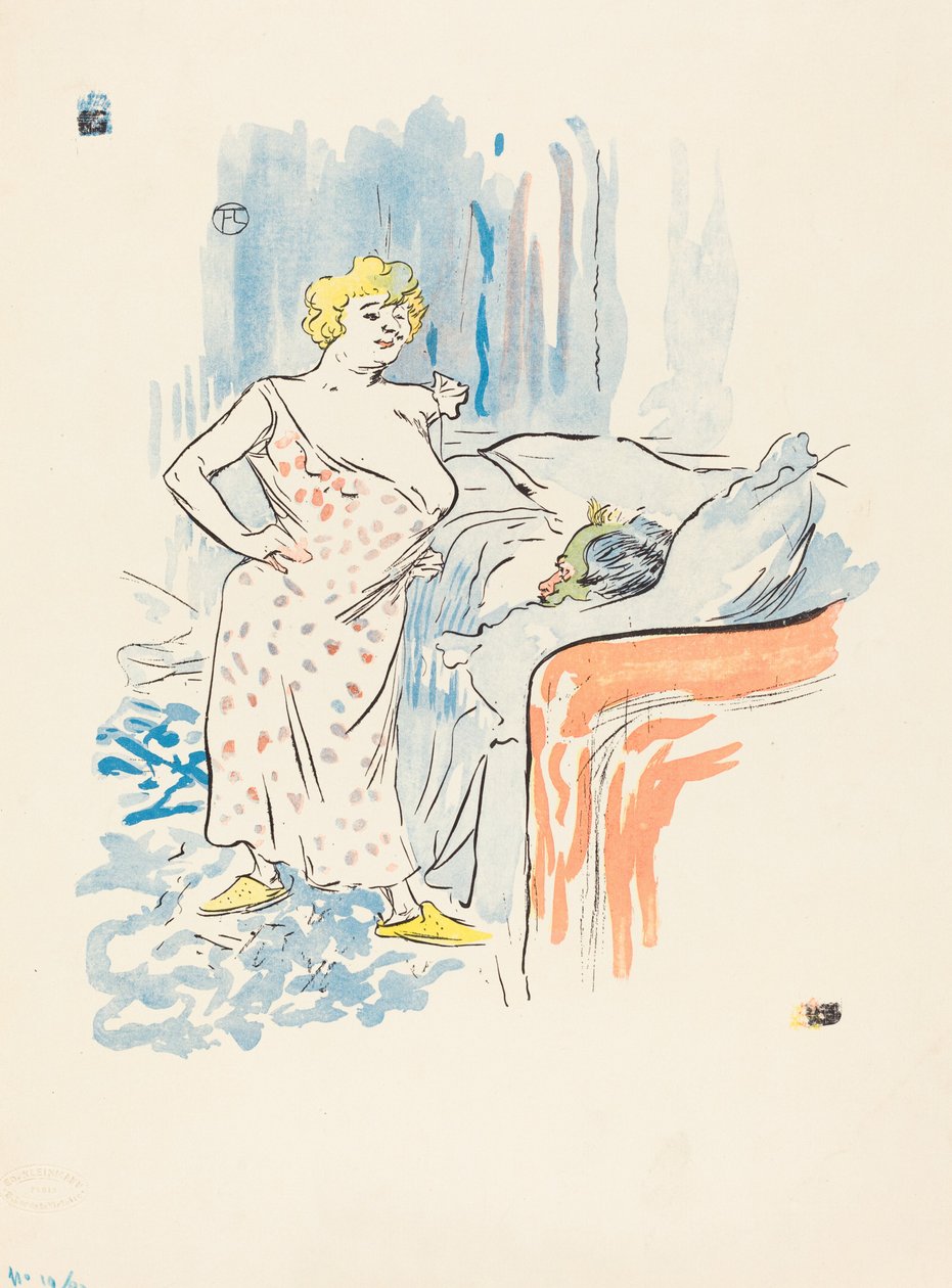 Mand og kvinde af Henri de Toulouse Lautrec