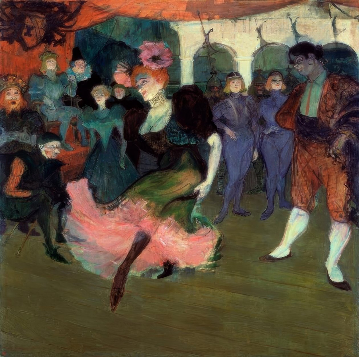 Marcelle Lender danser Chilperics bolero af Henri de Toulouse Lautrec