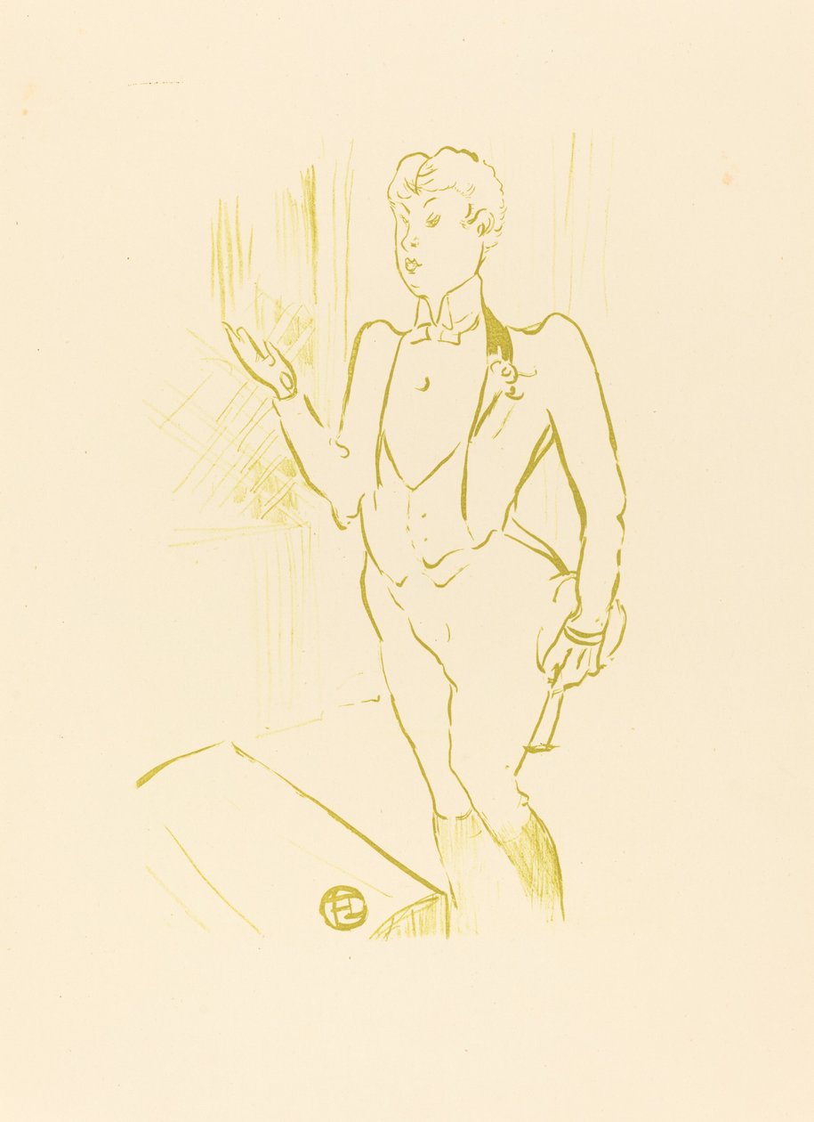 Mary Hamilton, 1893. af Henri de Toulouse Lautrec