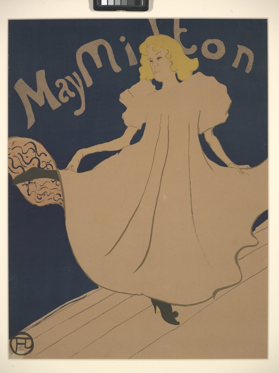 May Milton (farvelitografi) af Henri de Toulouse Lautrec