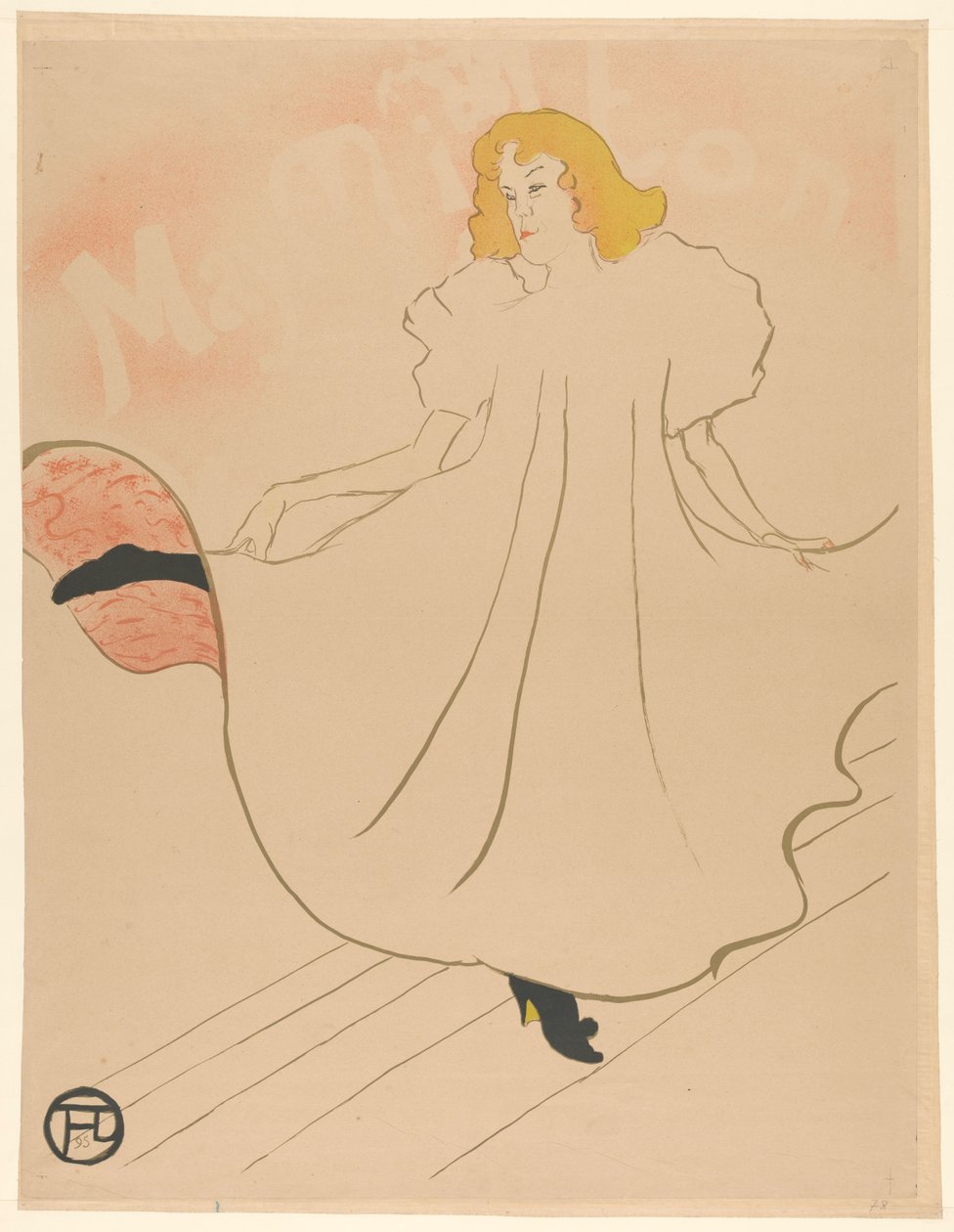 May Milton dansend May Milton (titel på objekt) af Henri de Toulouse Lautrec