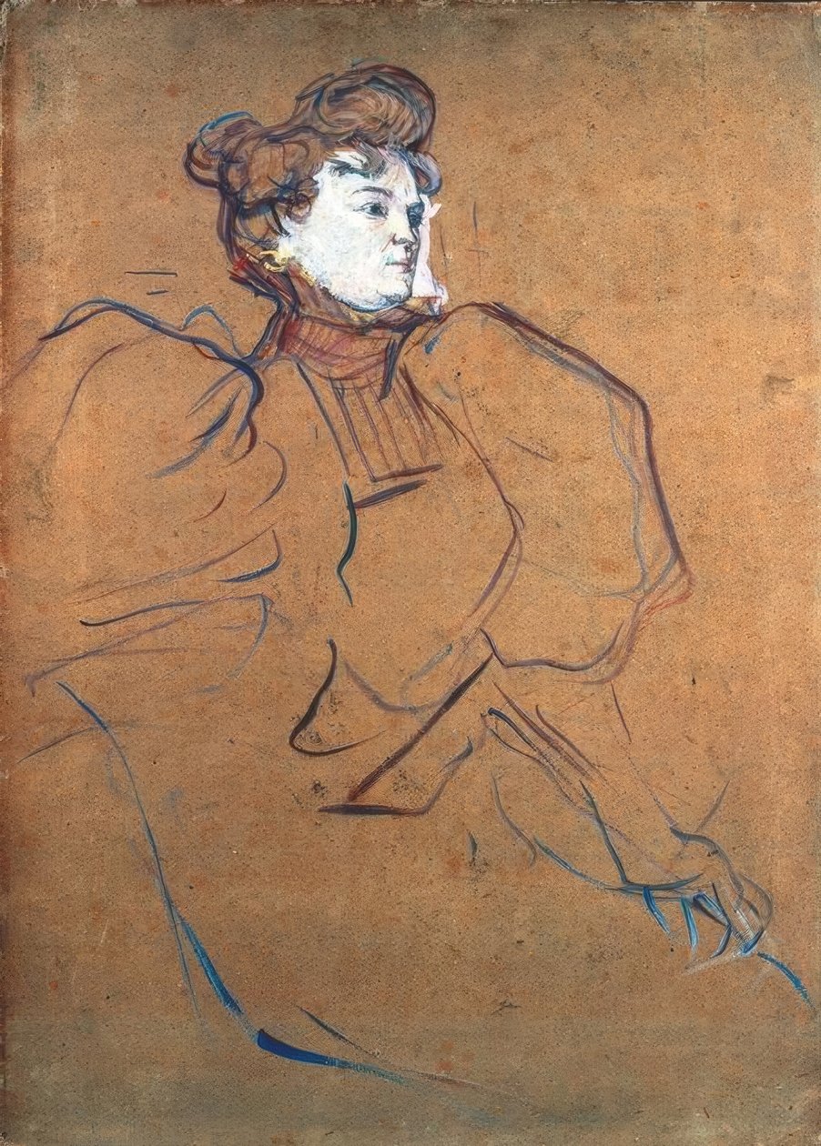 Misia Natanson af Henri de Toulouse Lautrec