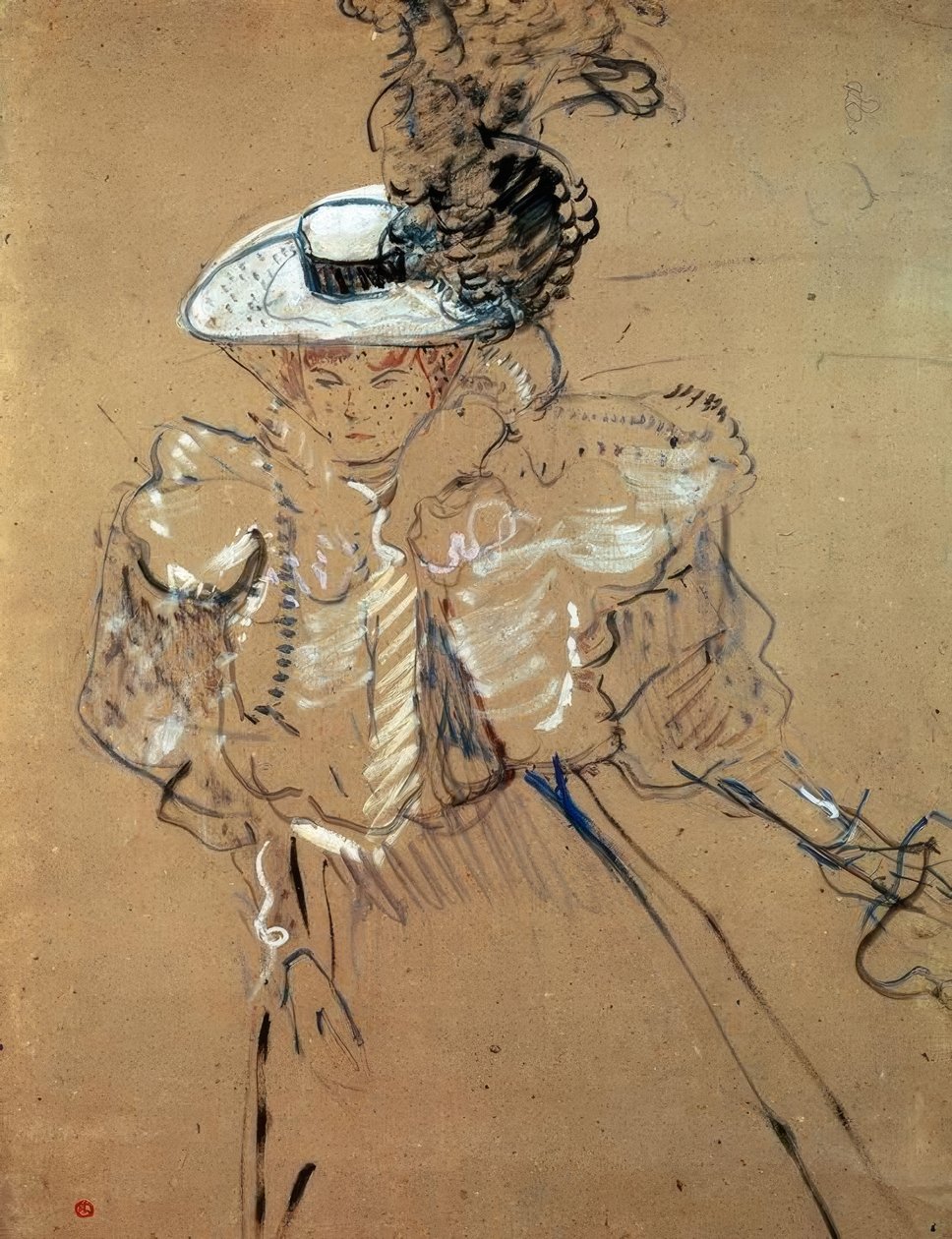 Misia Natanson af Henri de Toulouse Lautrec