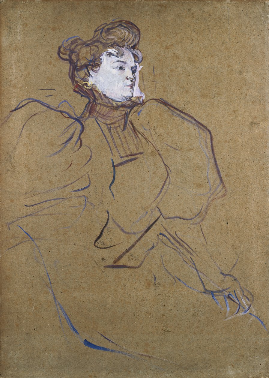Misia Natanson, ca. 1897 af Henri de Toulouse Lautrec