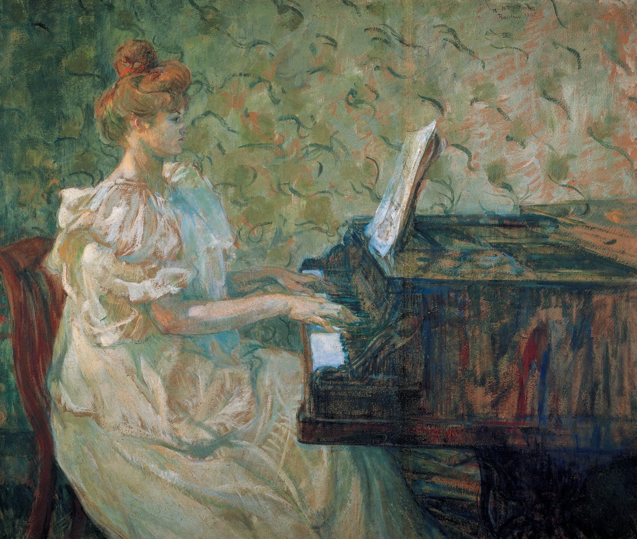 Misia au piano (Missia Sert af Henri de Toulouse Lautrec