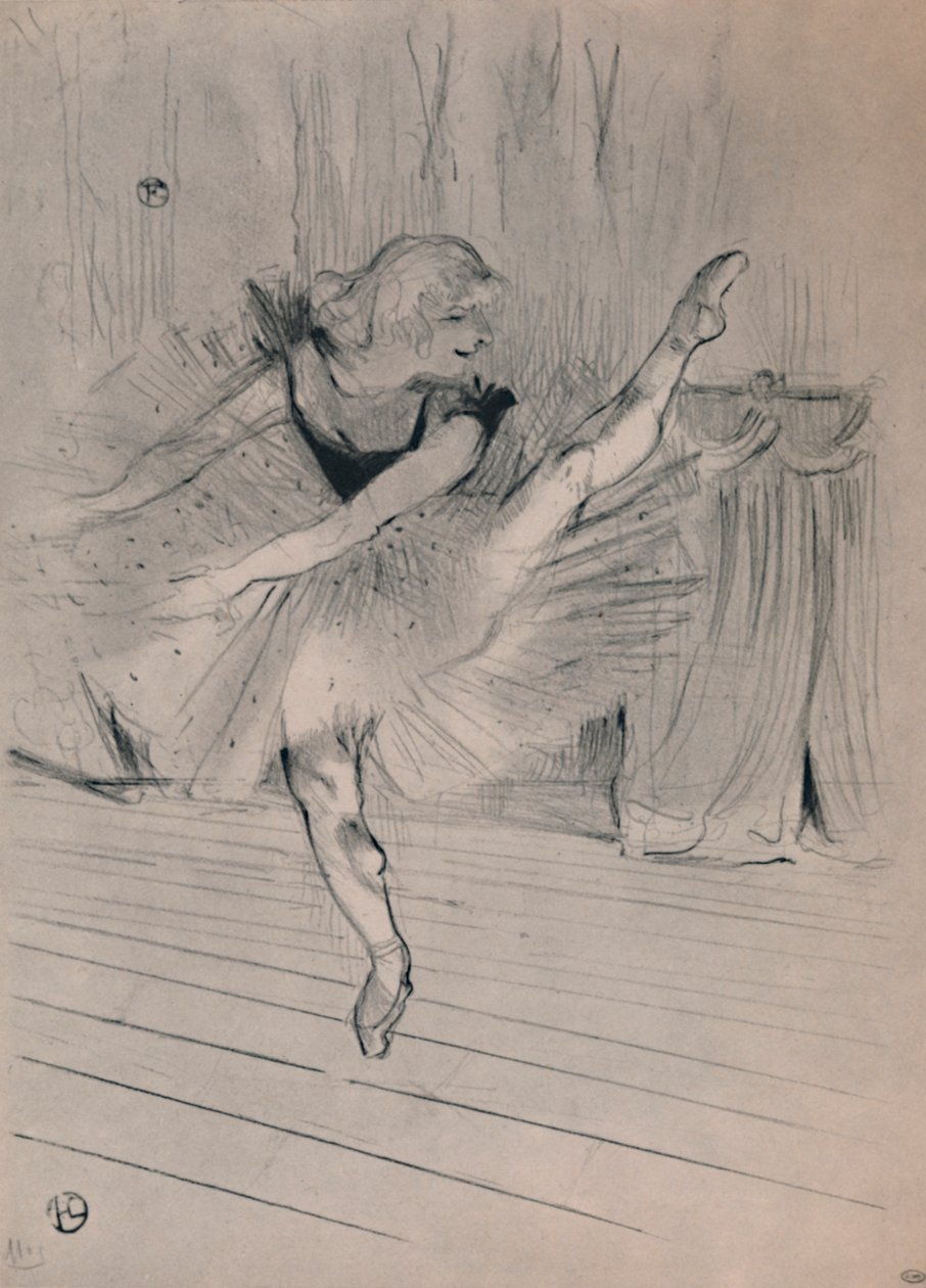 Miss Ida Heath, engelsk danserinde, ca. 1894, 1946. af Henri de Toulouse-Lautrec