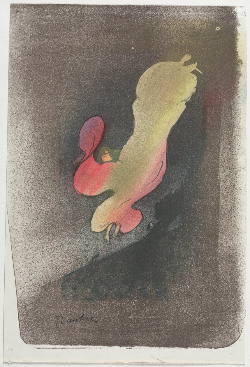 Frøken Loïe Fuller af Henri de Toulouse Lautrec