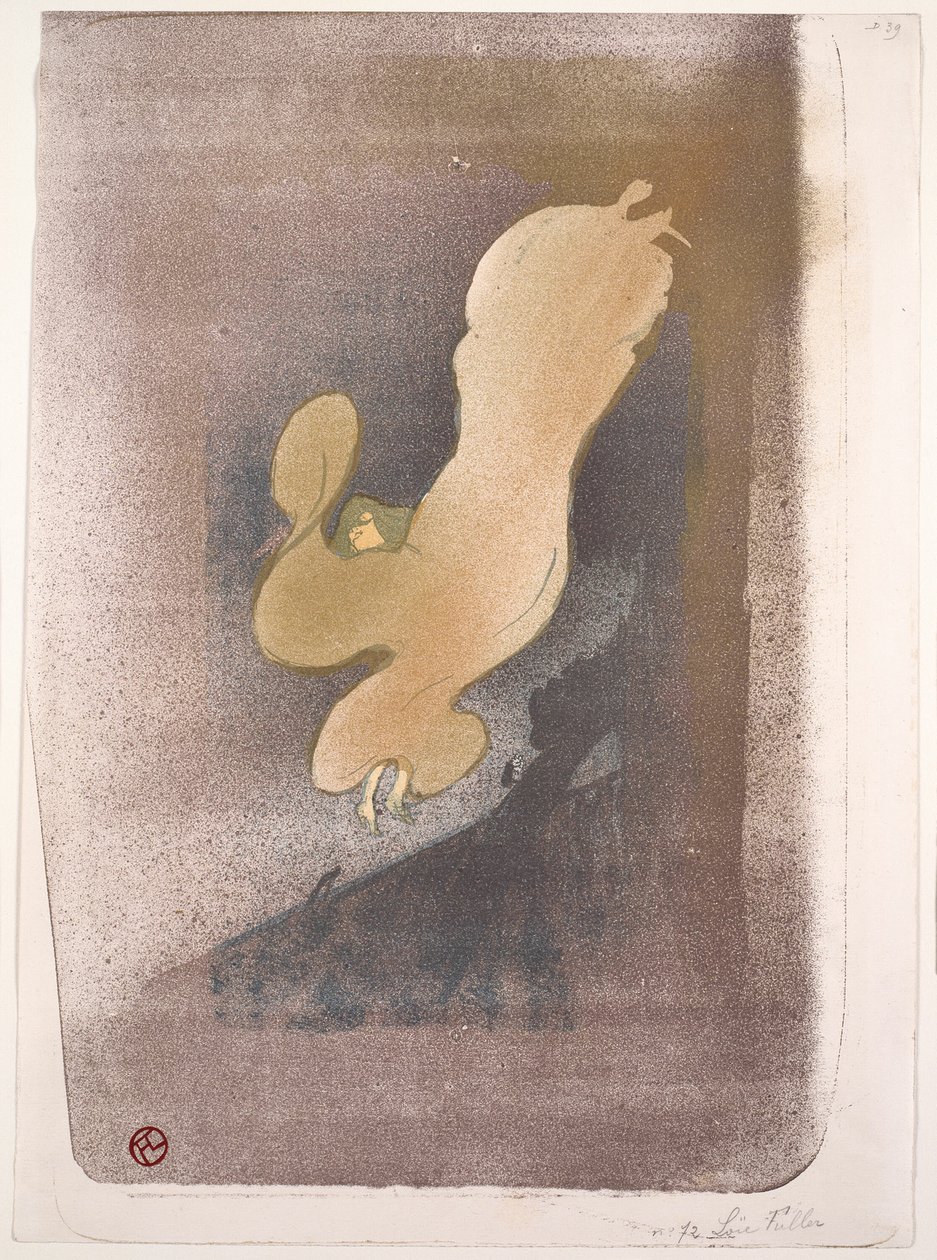 Frøken Loïe Fuller af Henri de Toulouse Lautrec