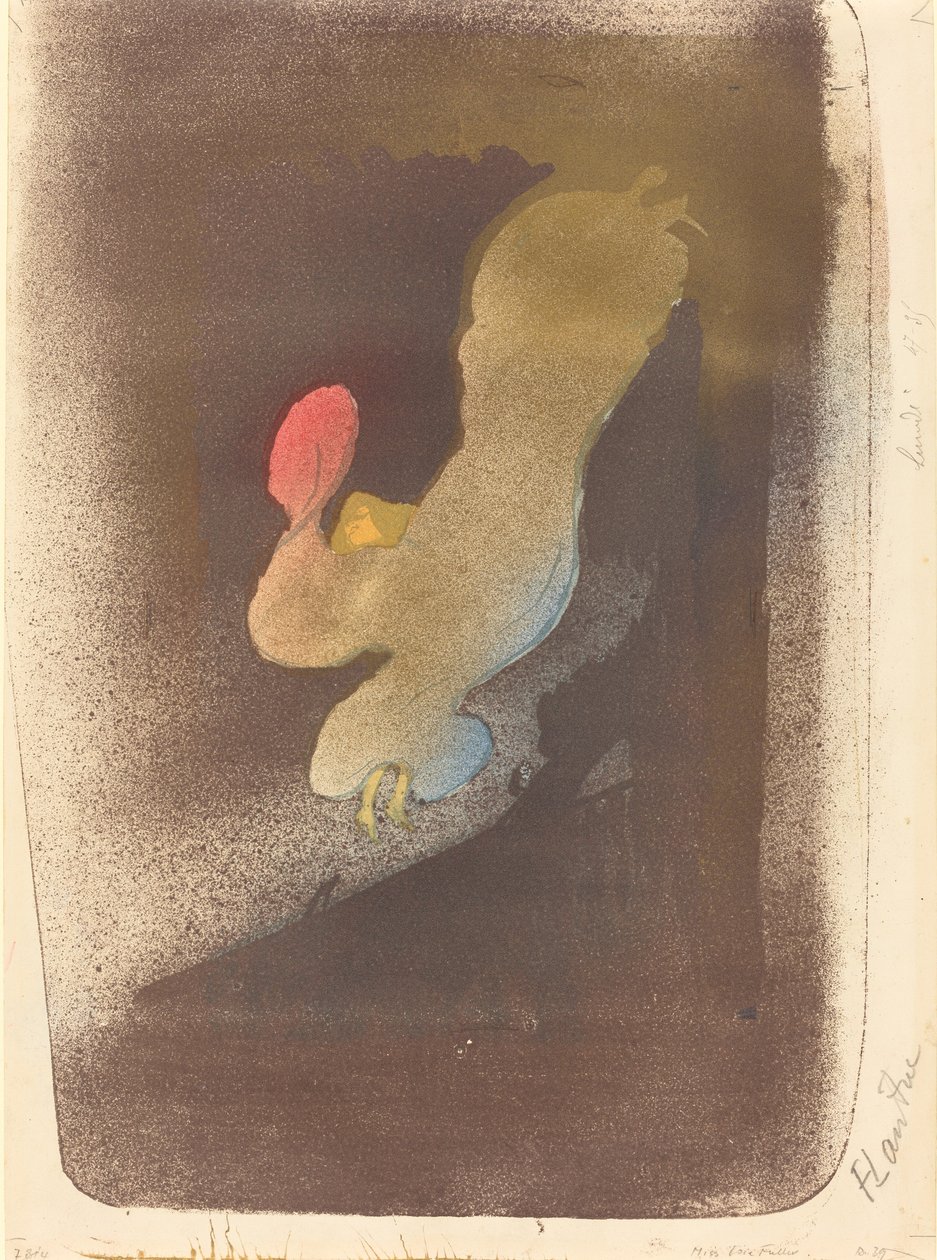 Frøken Loïe Fuller, 1893. af Henri de Toulouse Lautrec