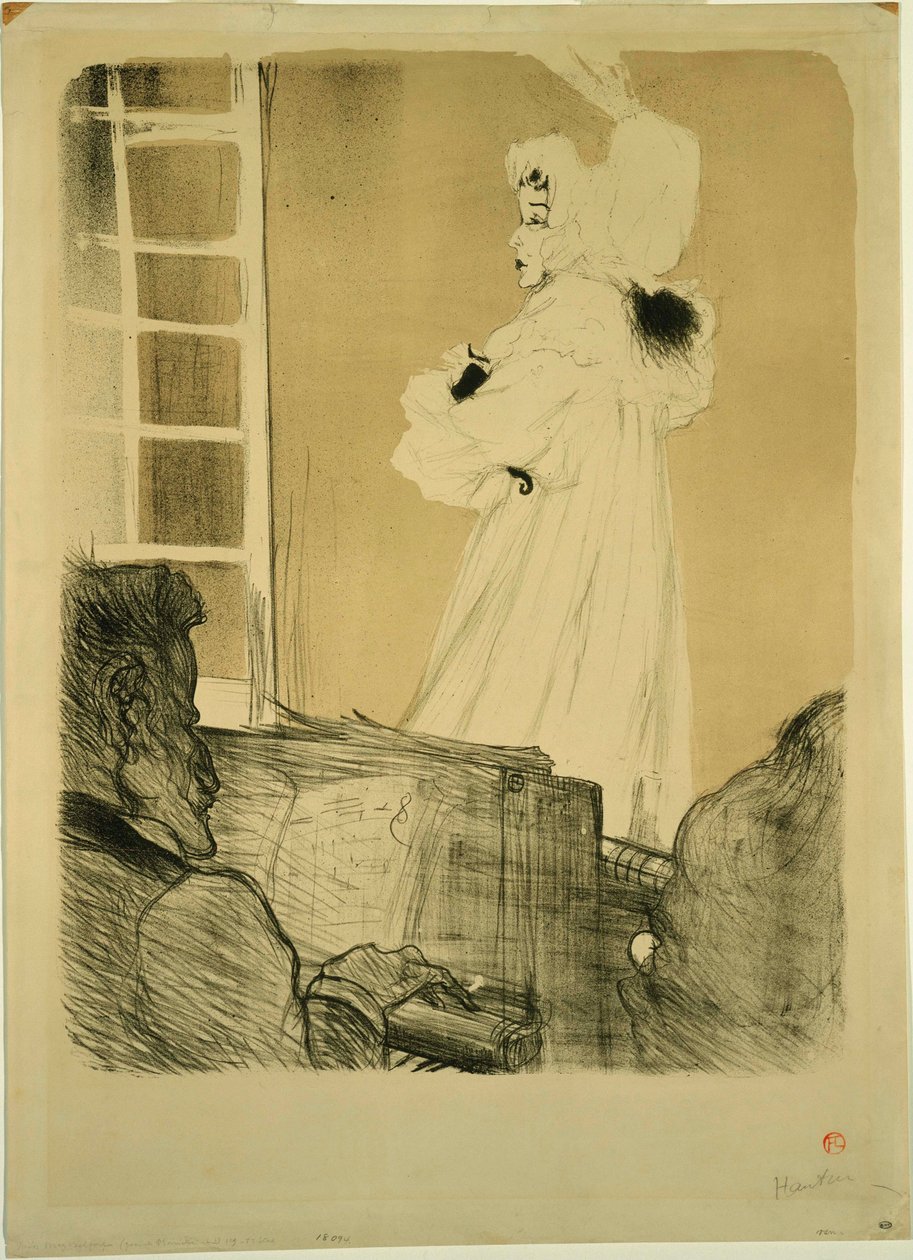 Miss May Belfort (stat I) af Henri de Toulouse Lautrec