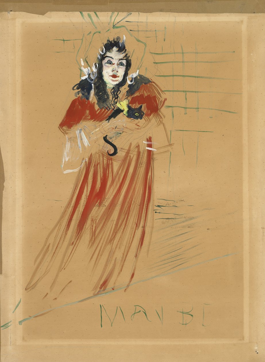 Miss May Belfort, 1895 af Henri de Toulouse Lautrec
