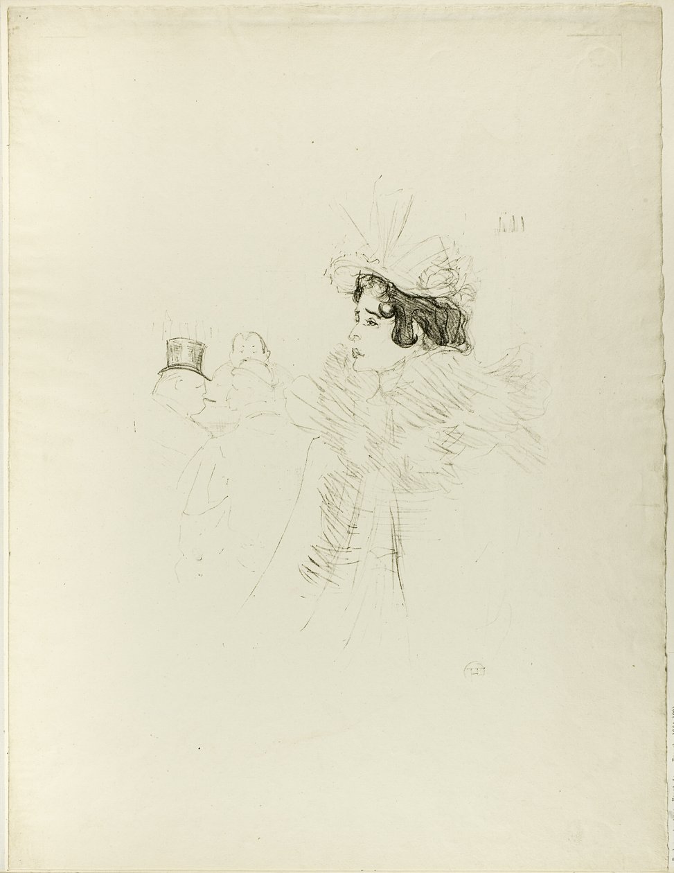 Miss May Belfort i baren Achille af Henri de Toulouse Lautrec
