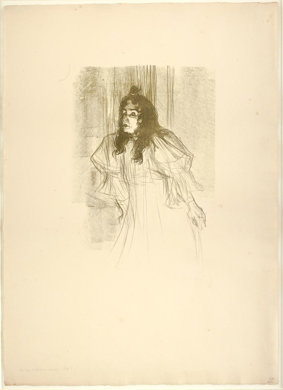 Miss May Belfort i hår af Henri de Toulouse Lautrec