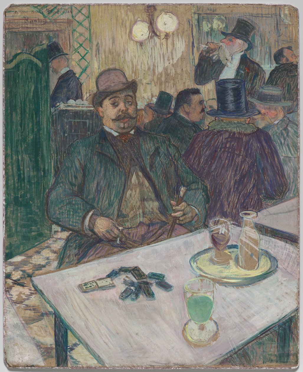 Monsieur Boileau i caféen af Henri de Toulouse Lautrec