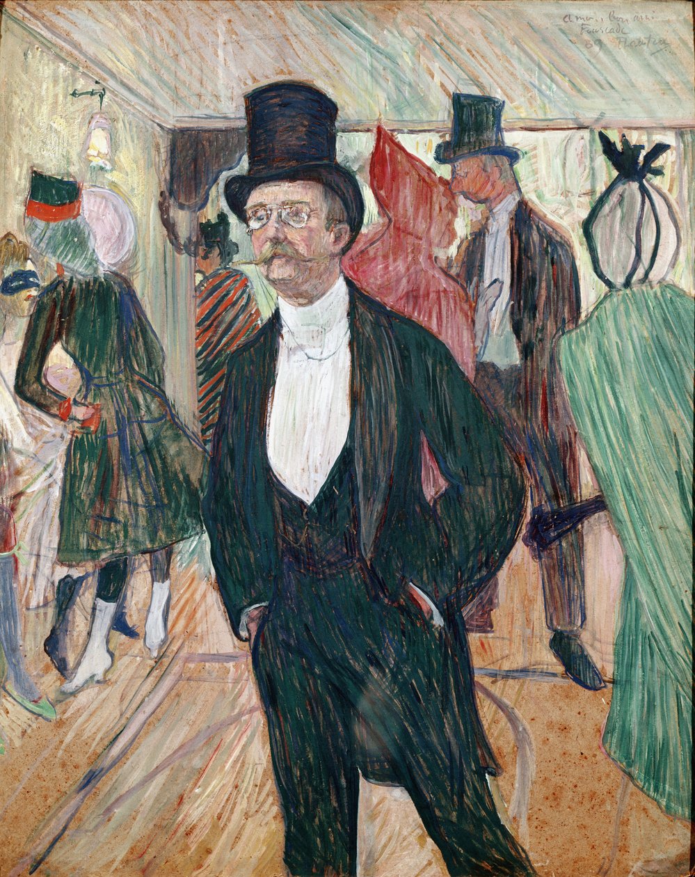 Mr Fourcade af Henri de Toulouse-Lautrec
