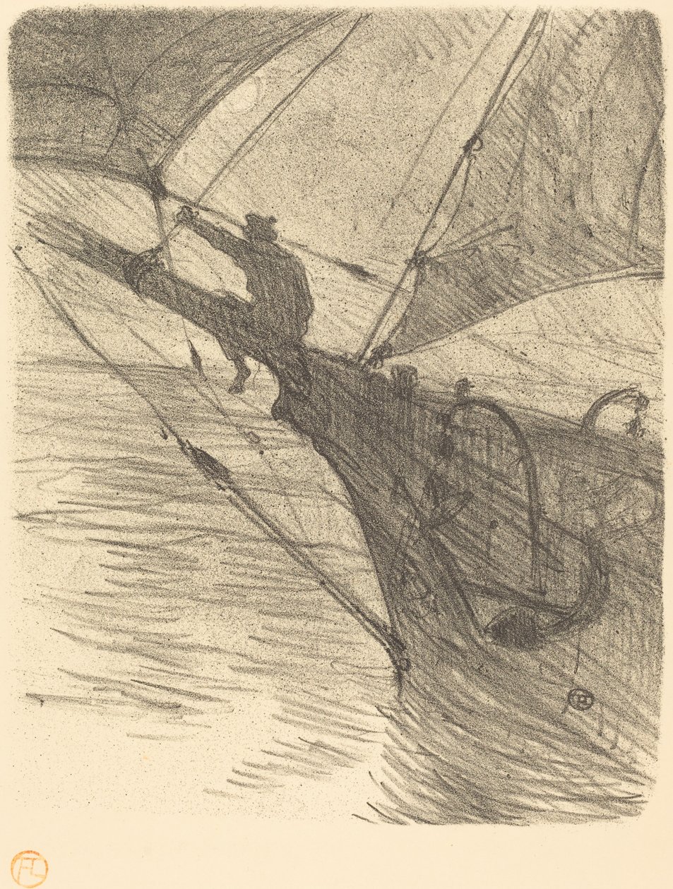 Oceano Nox af Henri de Toulouse Lautrec