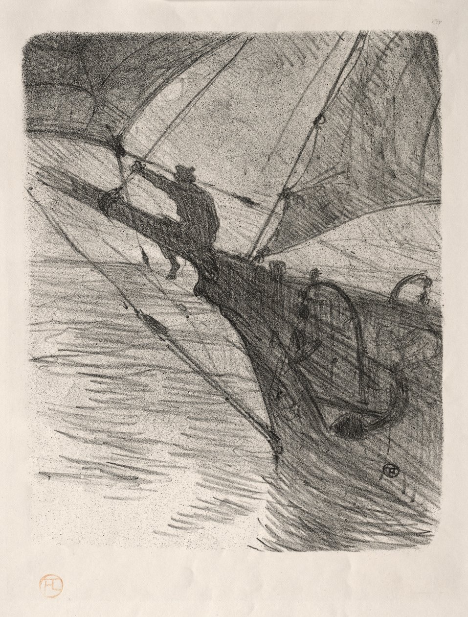 Oceano Nox af Henri de Toulouse Lautrec