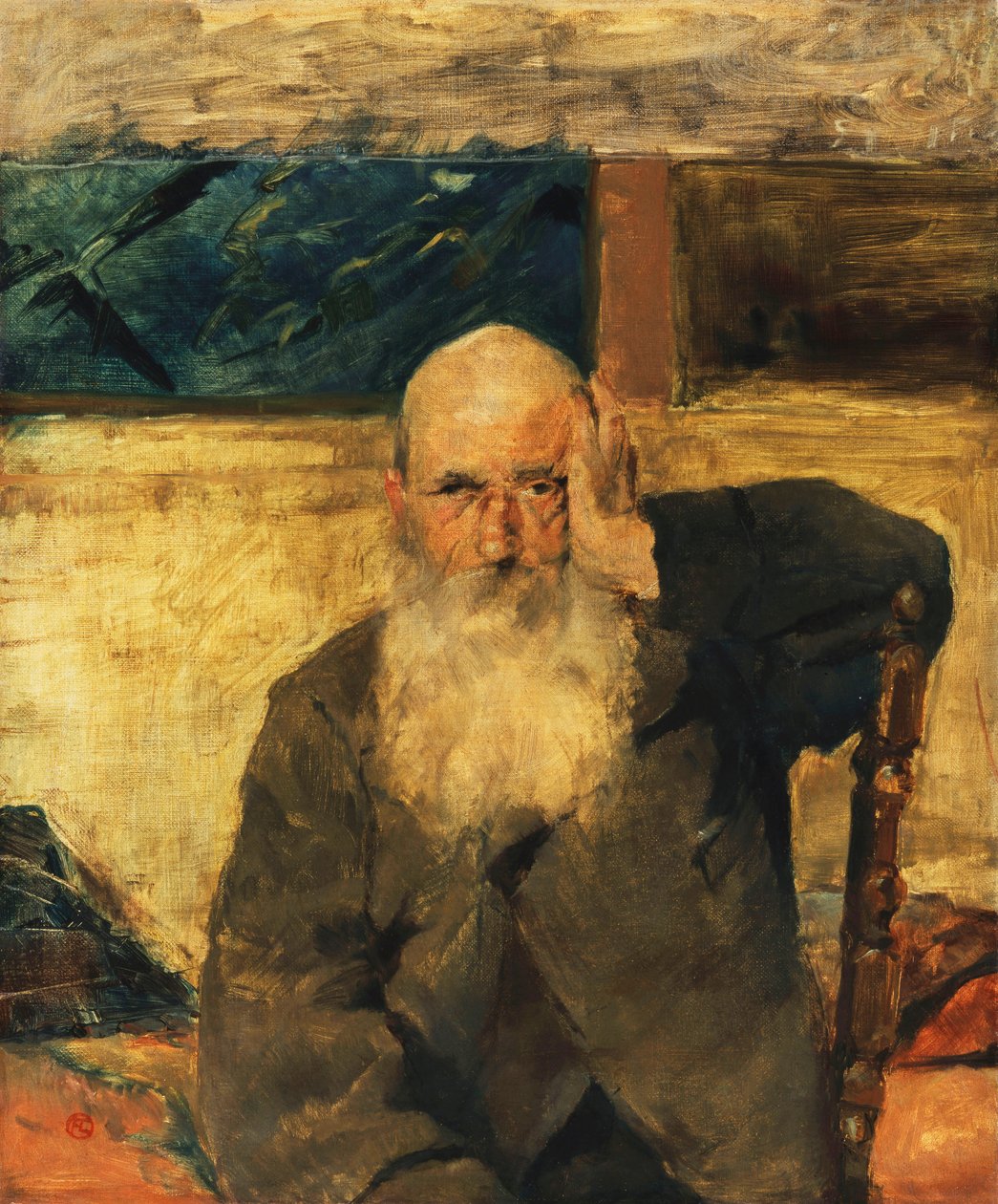 Old Man at Celyran; Vieillard a Celeyran, 1882 af Henri de Toulouse Lautrec