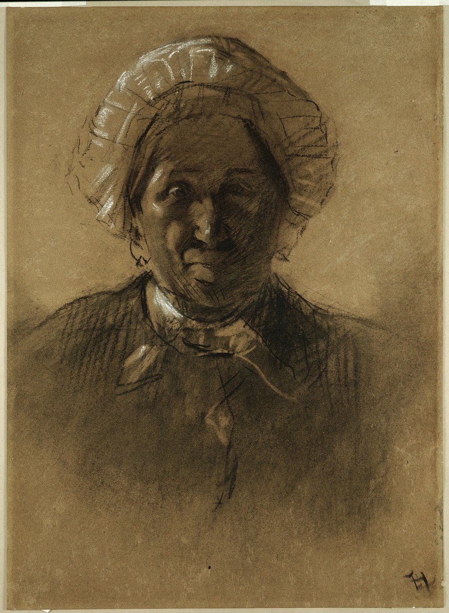 Gammel dame af Henri de Toulouse Lautrec