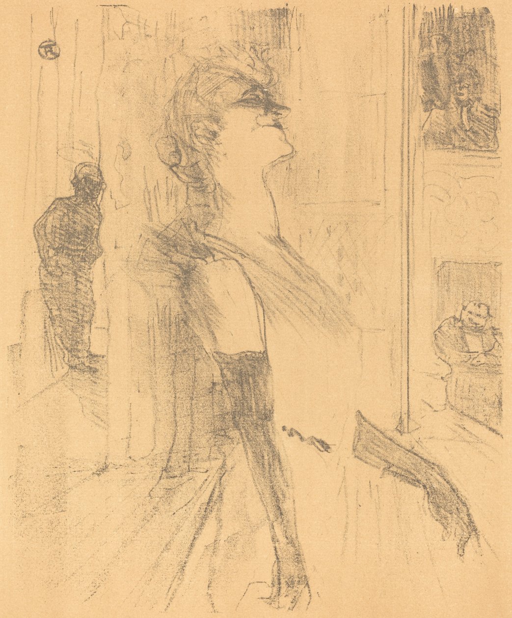 På scenen på scenen, 1898. af Henri de Toulouse Lautrec