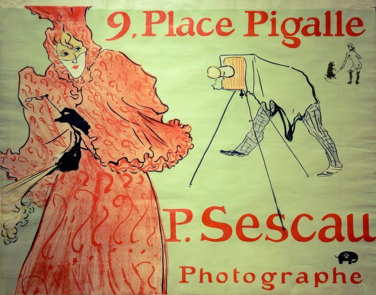 P.Sescau / Fotograf af Henri de Toulouse Lautrec