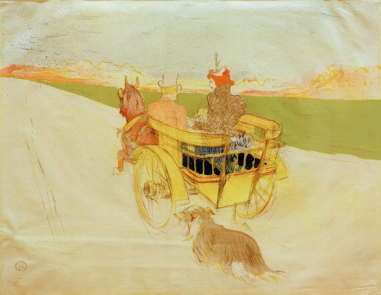 Kampagnefest af Henri de Toulouse Lautrec