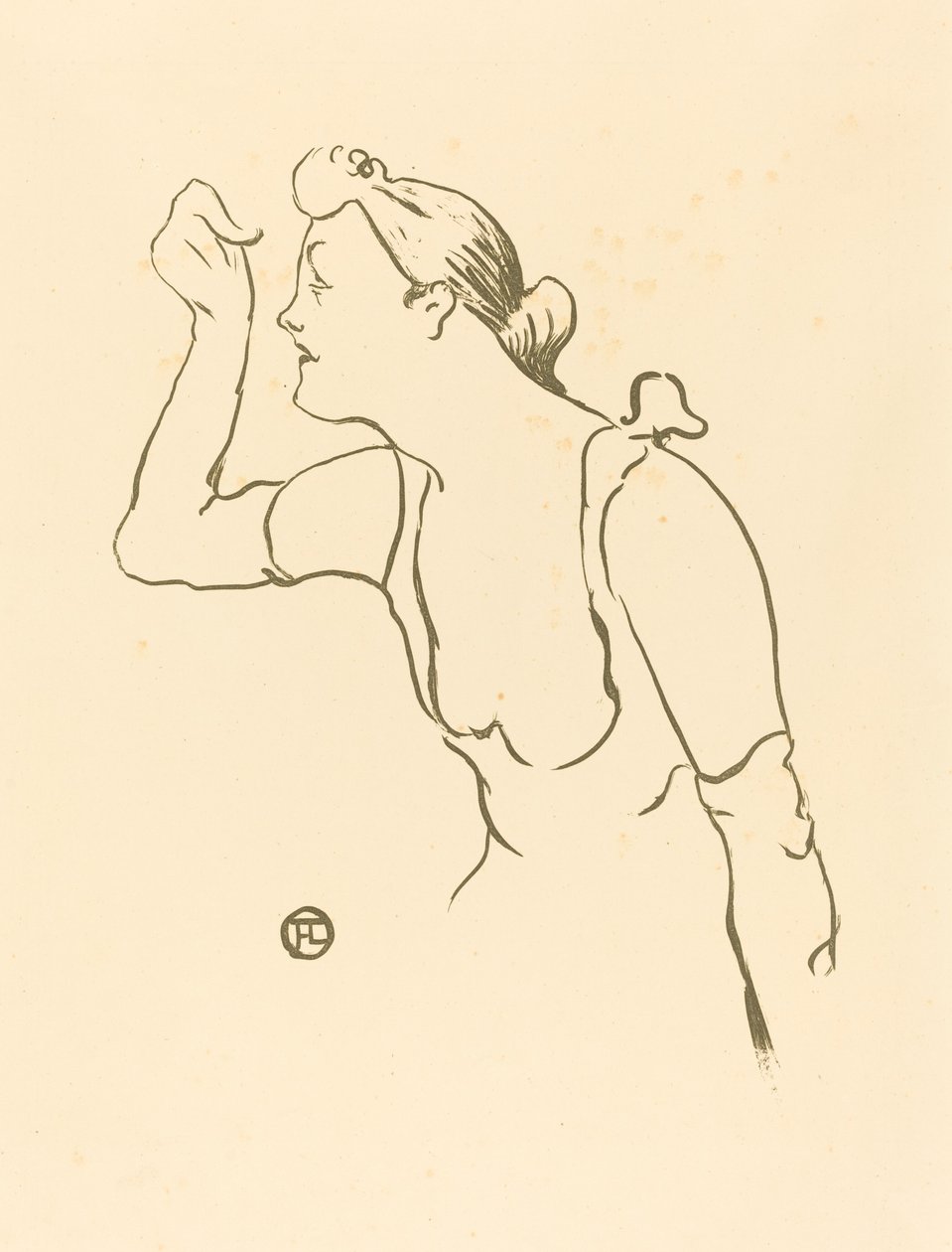 Paula Brebion, 1893. af Henri de Toulouse Lautrec