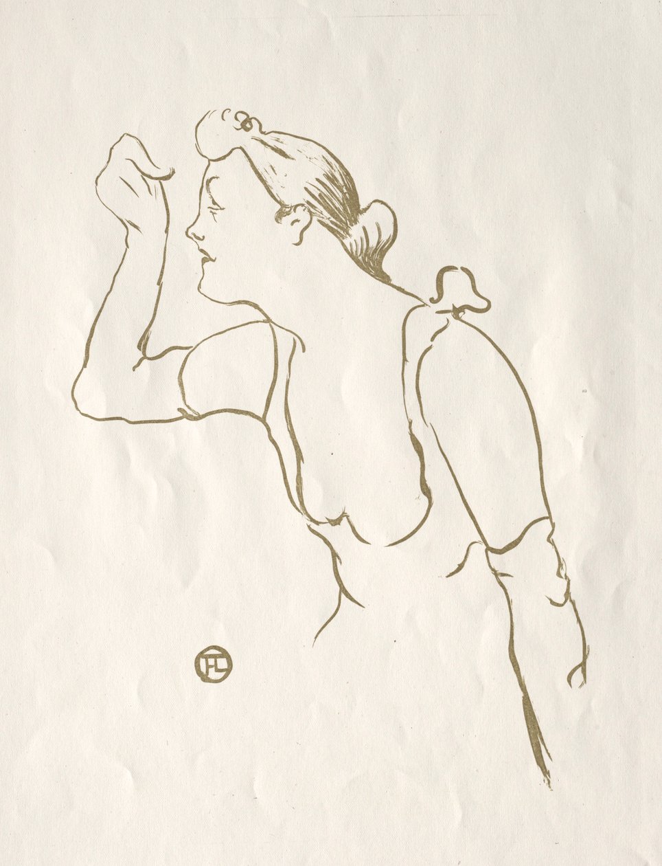 Paula Brebion, 1893. af Henri de Toulouse Lautrec