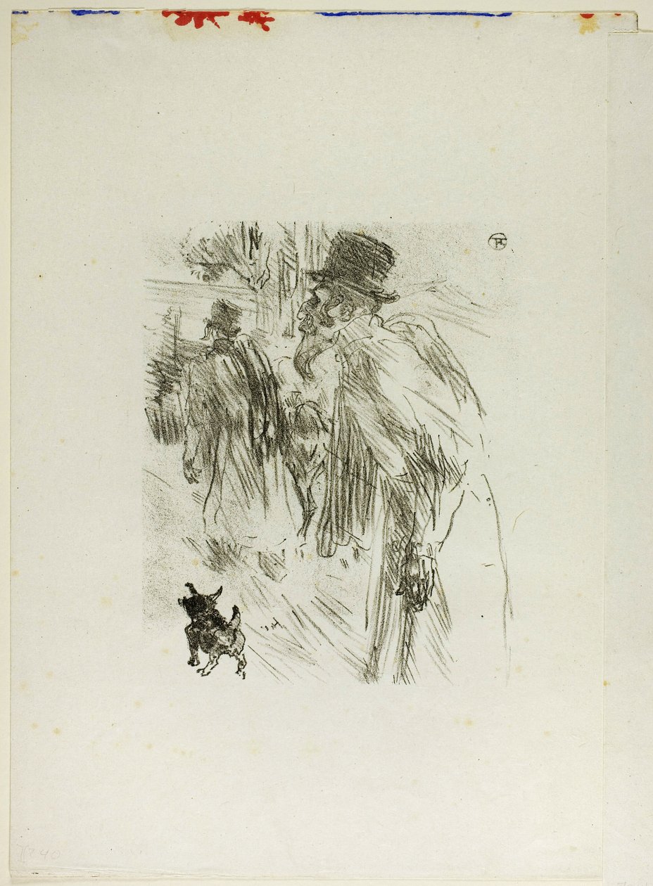 Polske jøder, Carlsbad, fra Ved foden af ​​Sinai af Henri de Toulouse Lautrec