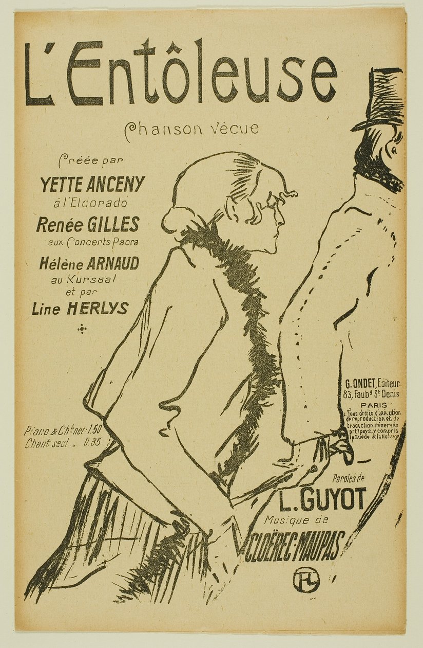 Stakkels Street-walker! af Henri de Toulouse Lautrec