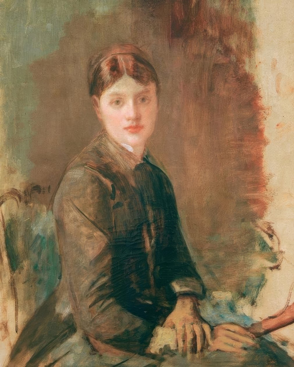 Portræt af en ung kvinde af Henri de Toulouse Lautrec