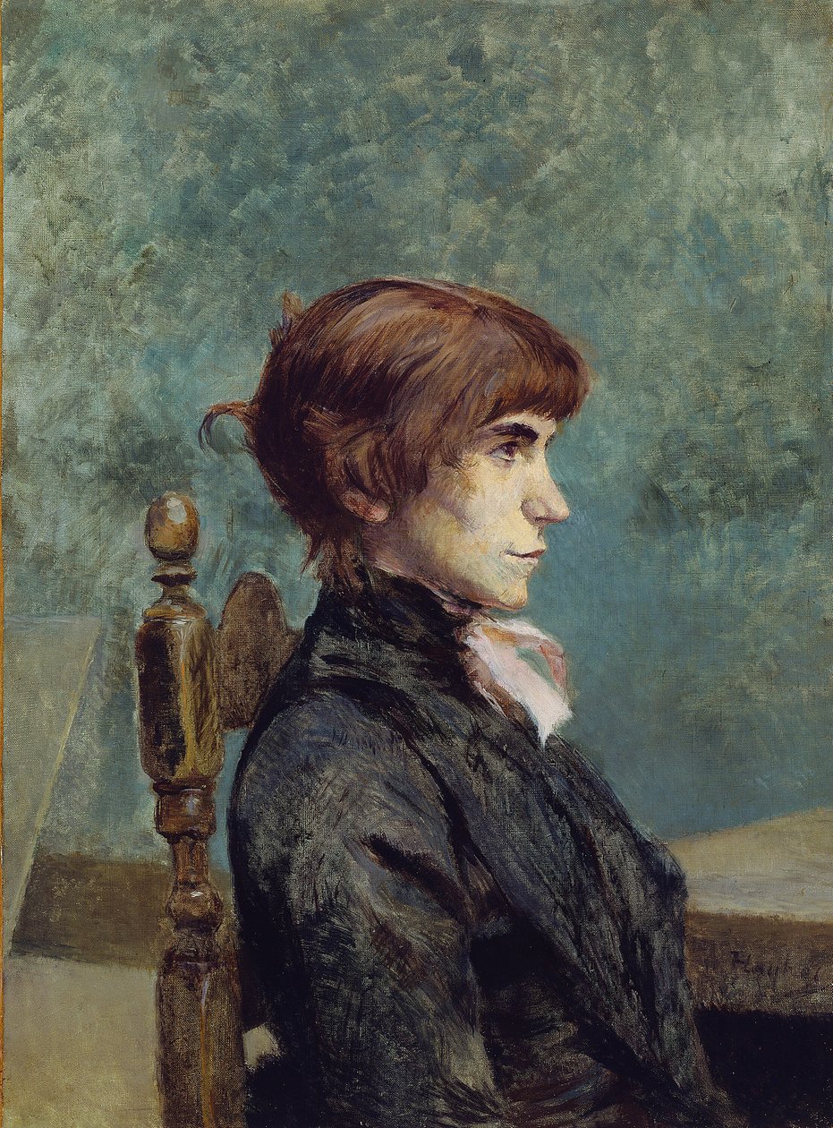 Portræt af Jeanne Wenz af Henri de Toulouse Lautrec