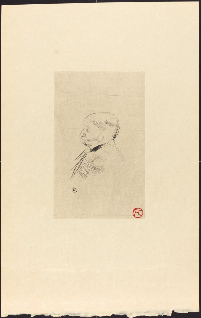 Portræt af Mr. X Portræt af Mr. X, 1898. af Henri de Toulouse Lautrec