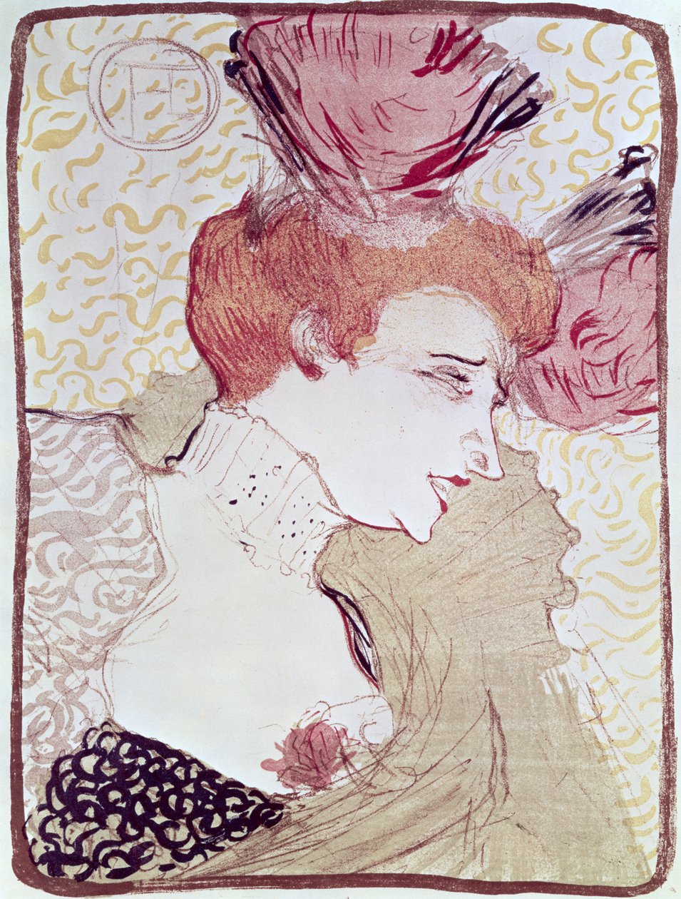 Portræt af Marcelle Lendor af Henri de Toulouse Lautrec