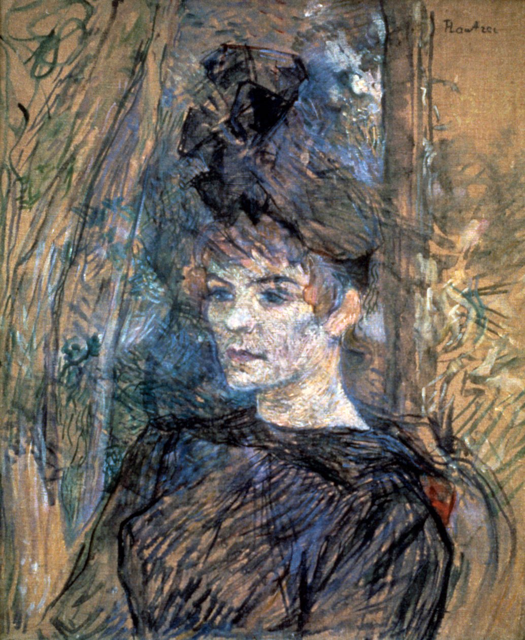 Portræt af Suzanne Valadon, 1885 af Henri de Toulouse Lautrec