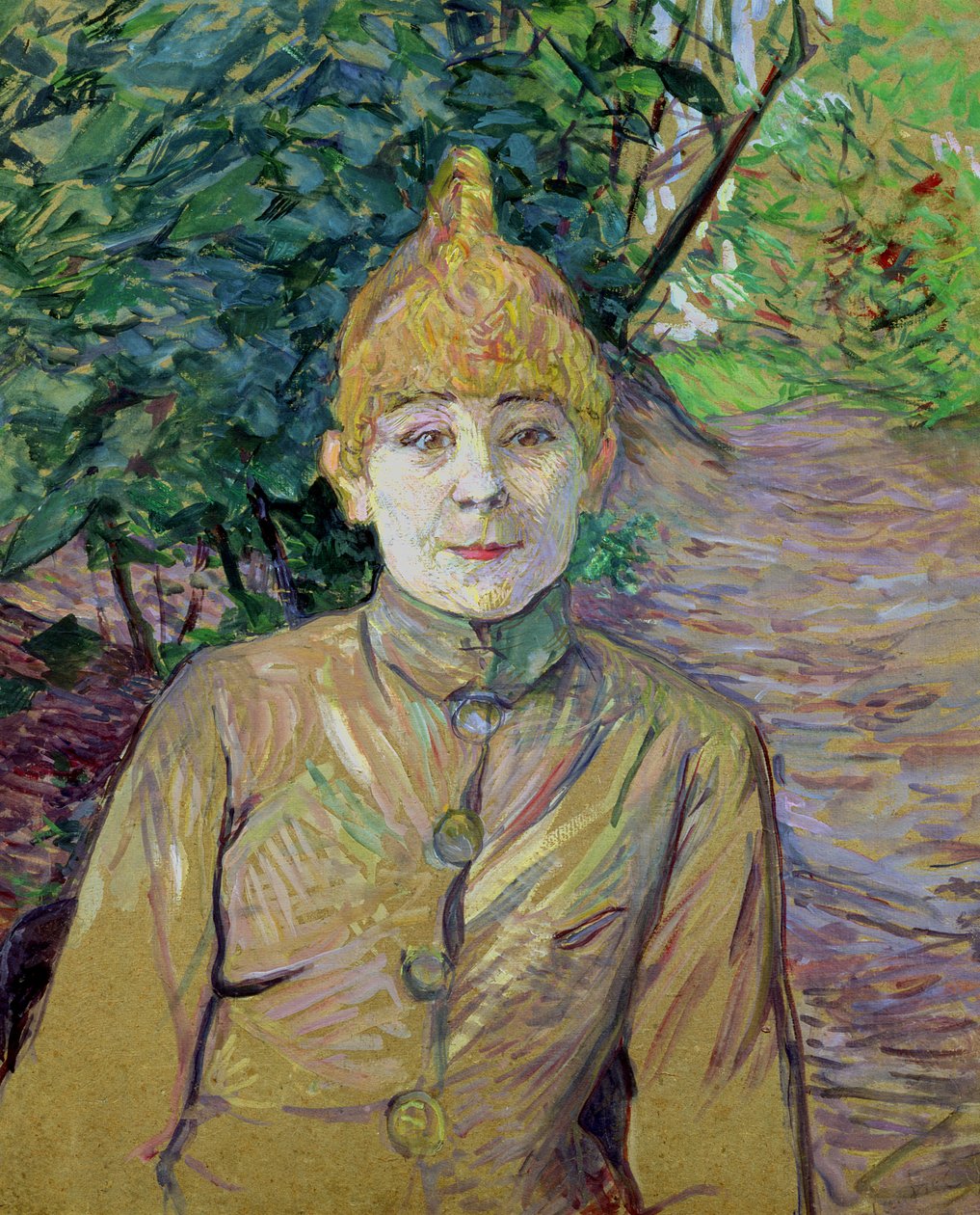 Portræt af en kvinde, muligvis den franske danserinde Louise Weber (1870-1927) kendt som 