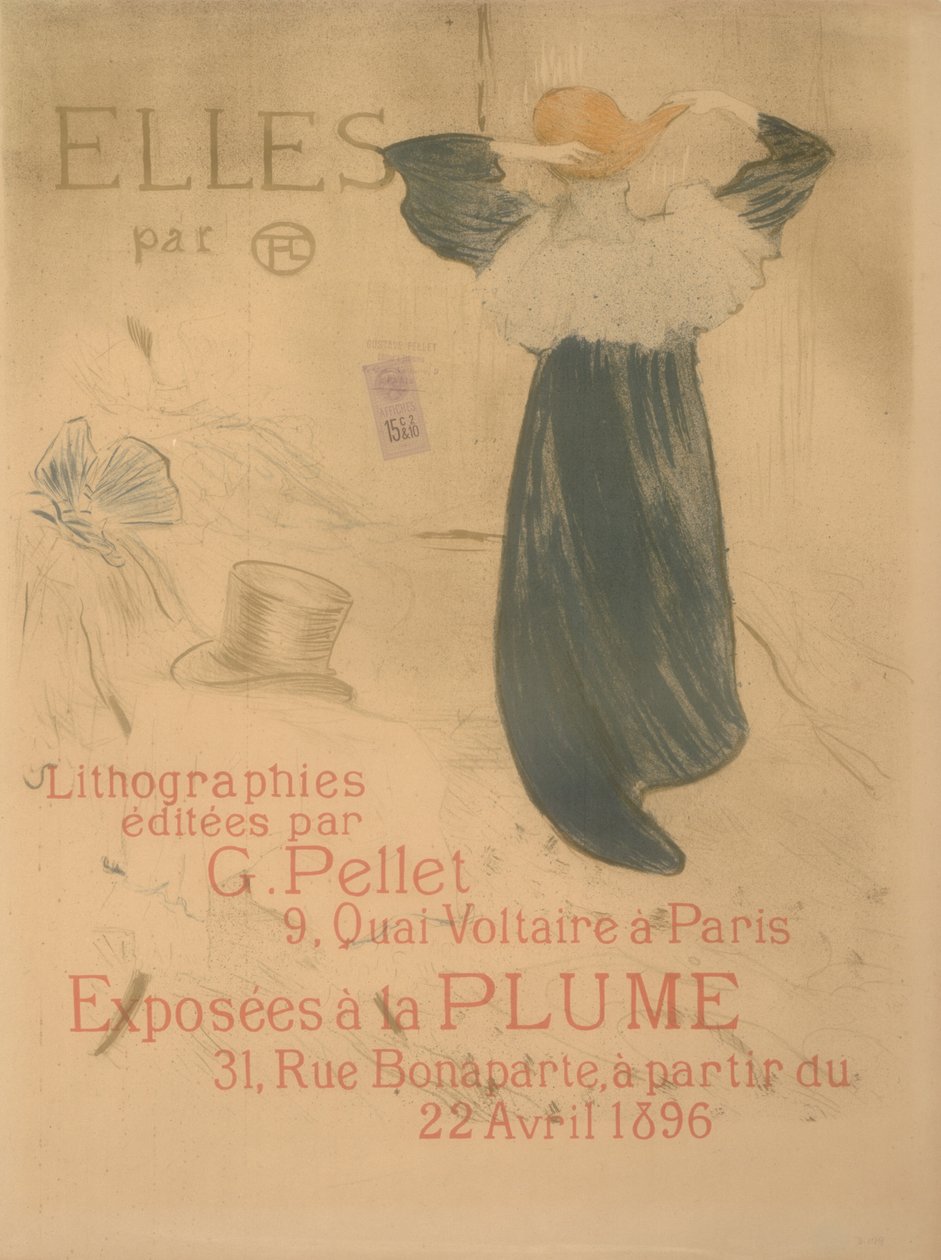 Plakat for Elles, 1896. af Henri de Toulouse Lautrec