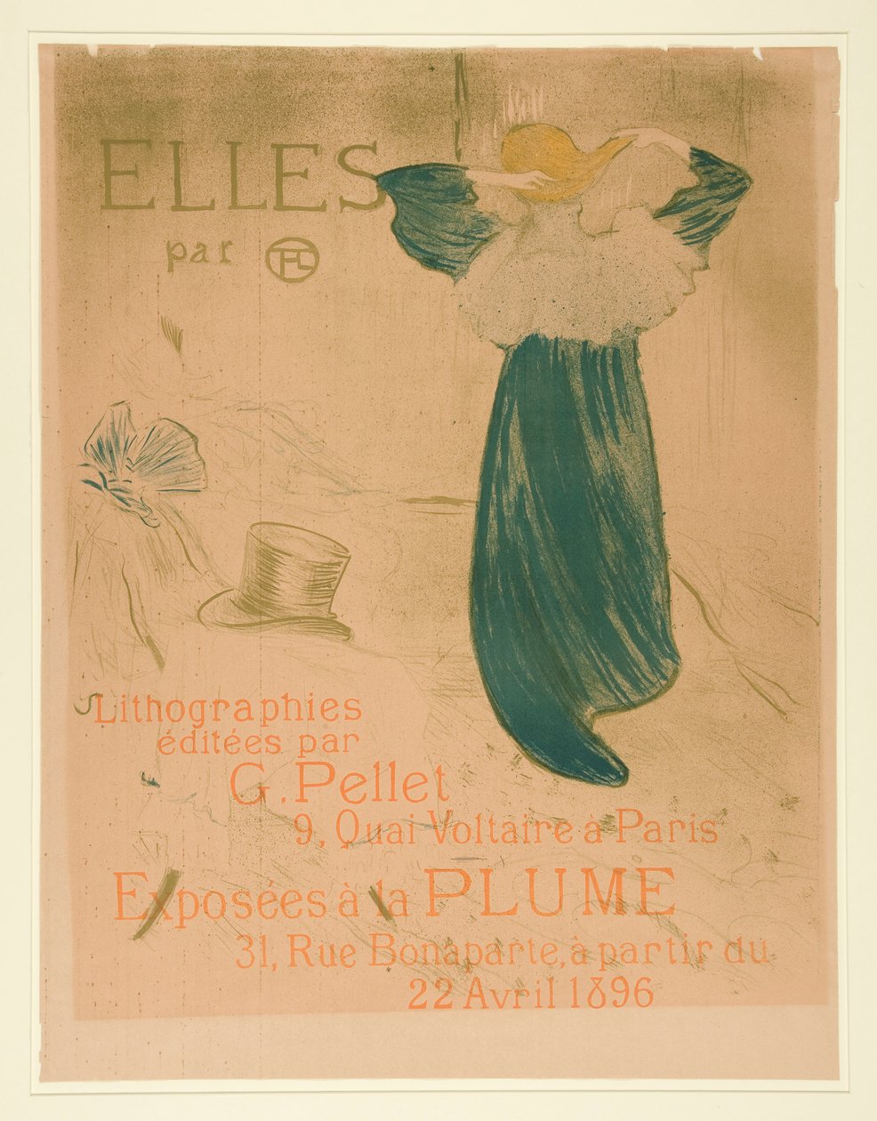 Plakat af frontispice til af Henri de Toulouse Lautrec