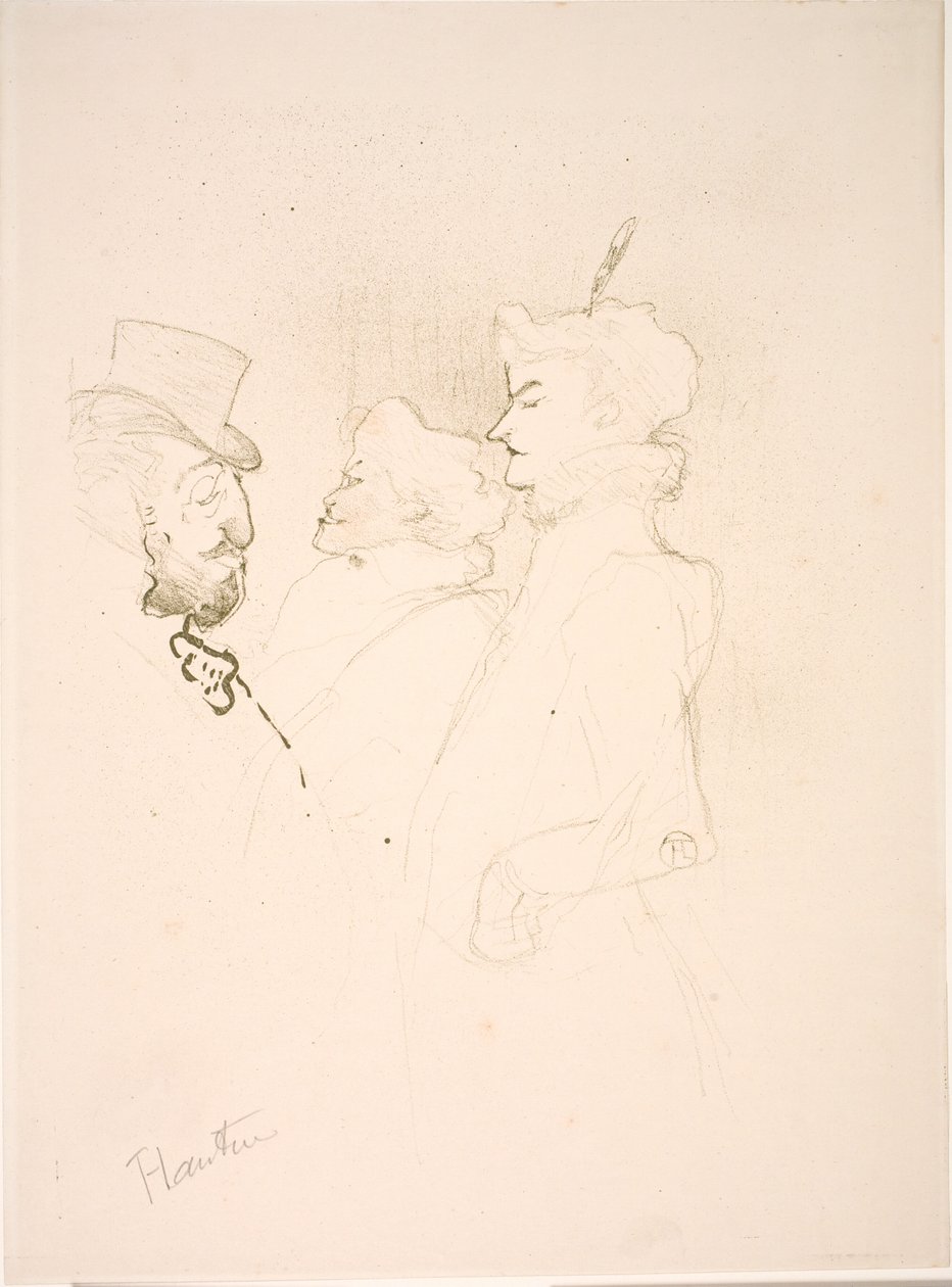 Hvorfor ikke? ...En gang er ikke kutyme af Henri de Toulouse Lautrec