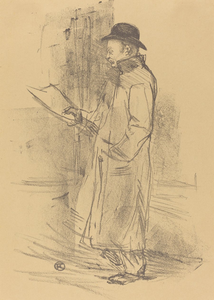 Program for "Benefice Gemier" (Programme du "Bénéfice Gemier") af Henri de Toulouse Lautrec
