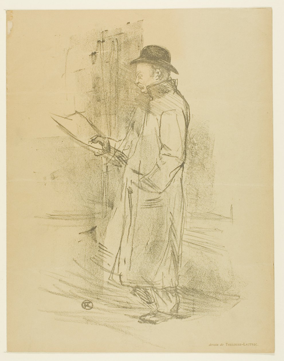Program for Gémier Benefit af Henri de Toulouse Lautrec
