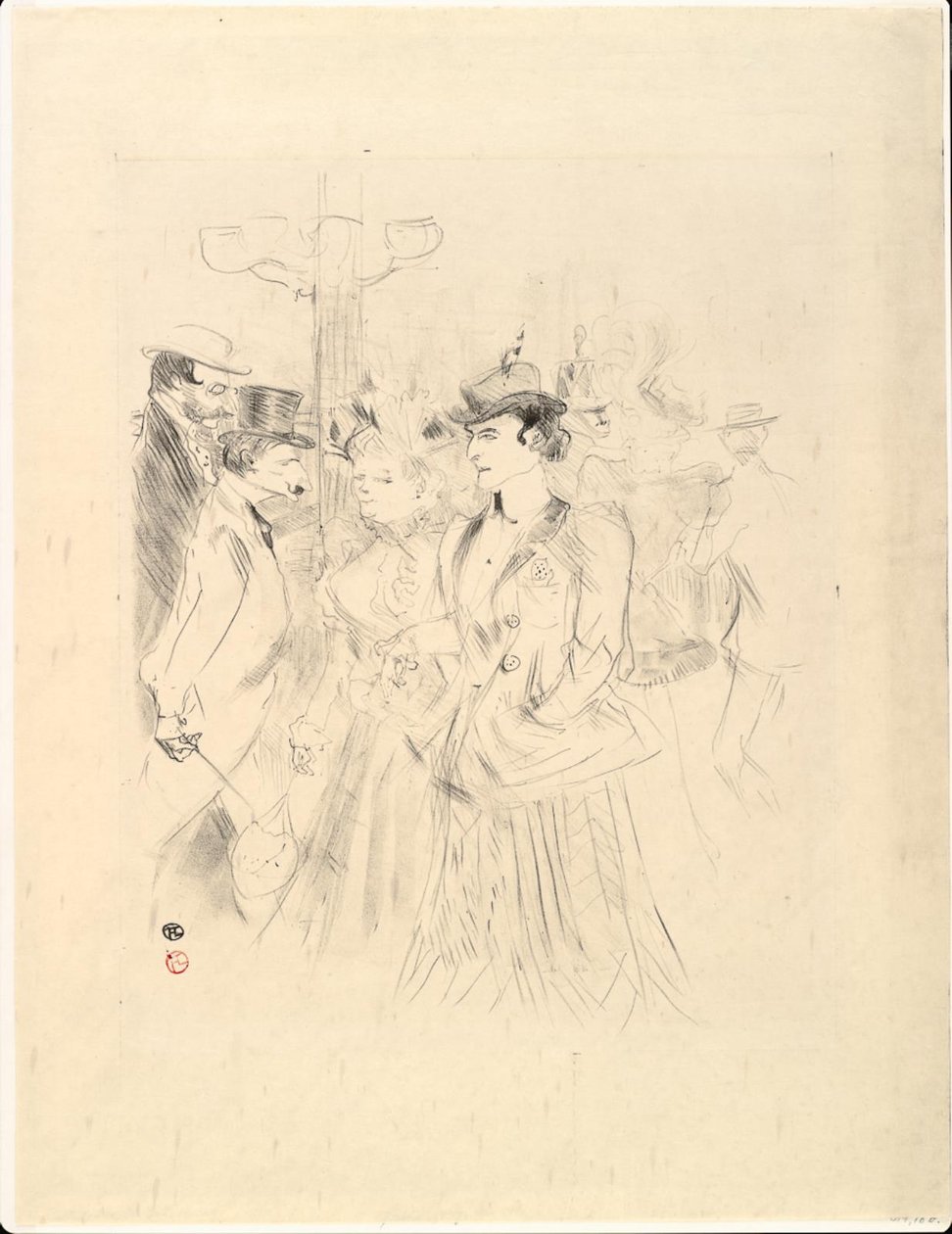 Promenur af Henri de Toulouse Lautrec