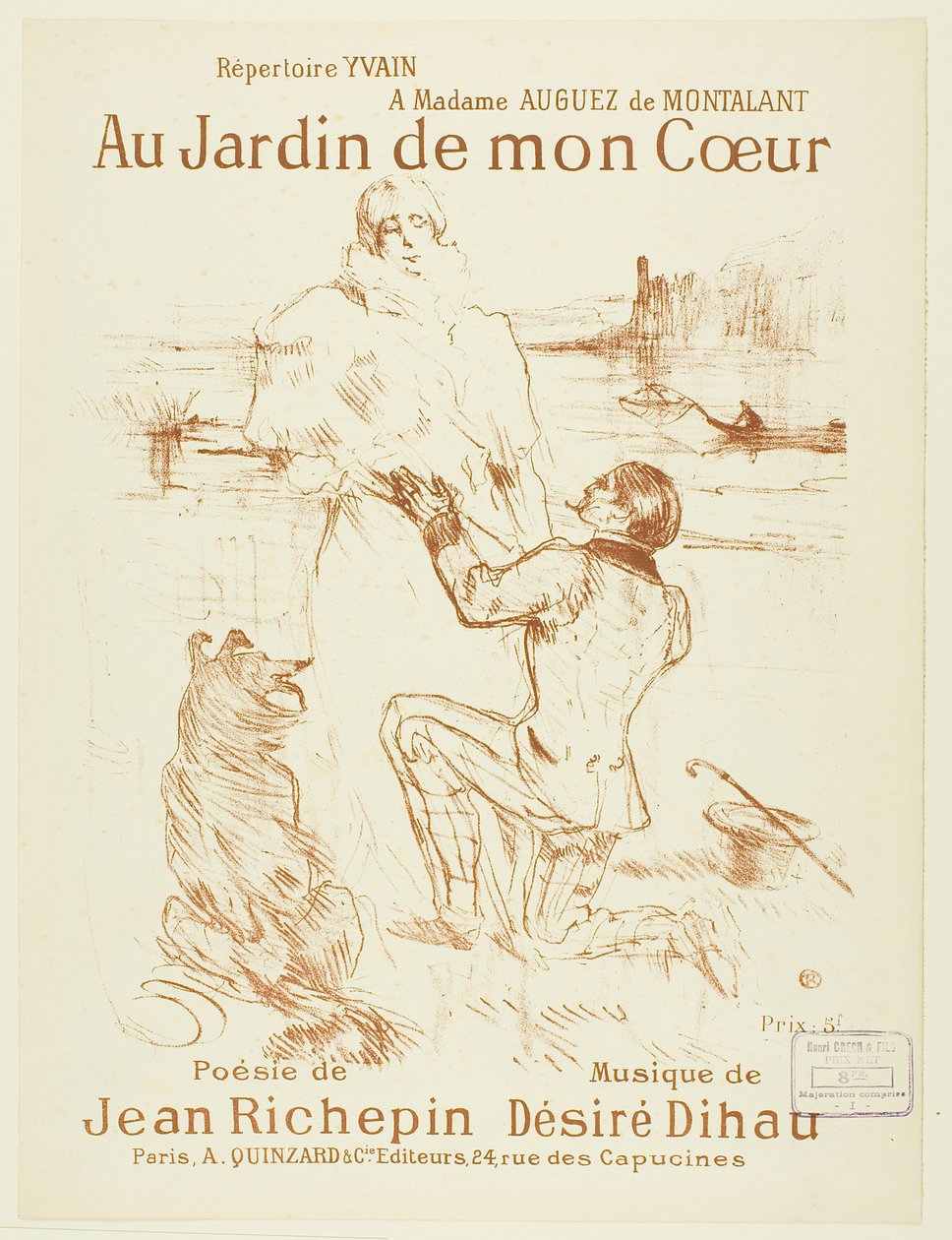 Forslag (første plade) af Henri de Toulouse Lautrec